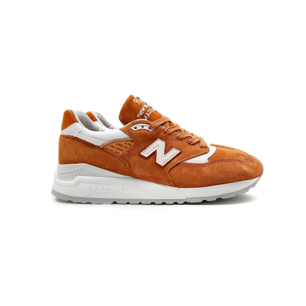 New Balance MADE IN USA Men's Shoes Brown Curry - Picture 2 of 7